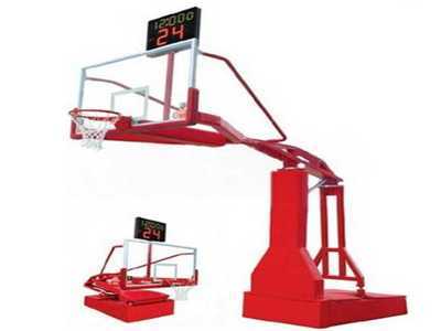 豪华型手动遥控液压篮球架（计时,24秒另配）