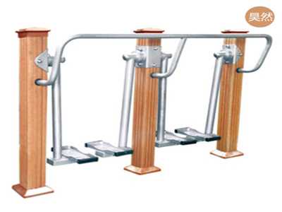 双人漫步机(塑木健身器材)